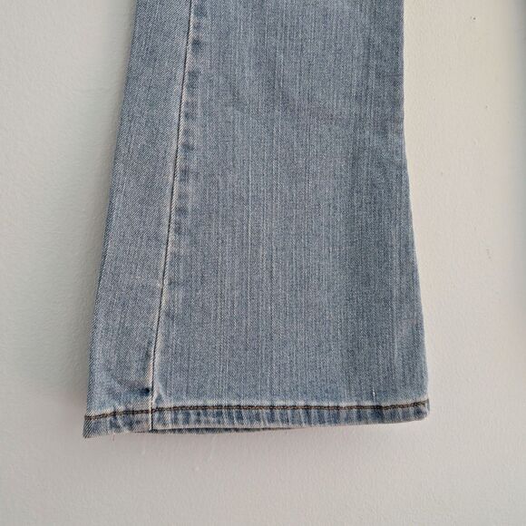 Vintage Y2K Levi's Jeans Low Rise Denim Stretch Light Wash Flare Stretch Size 11 - Picture 11 of 13